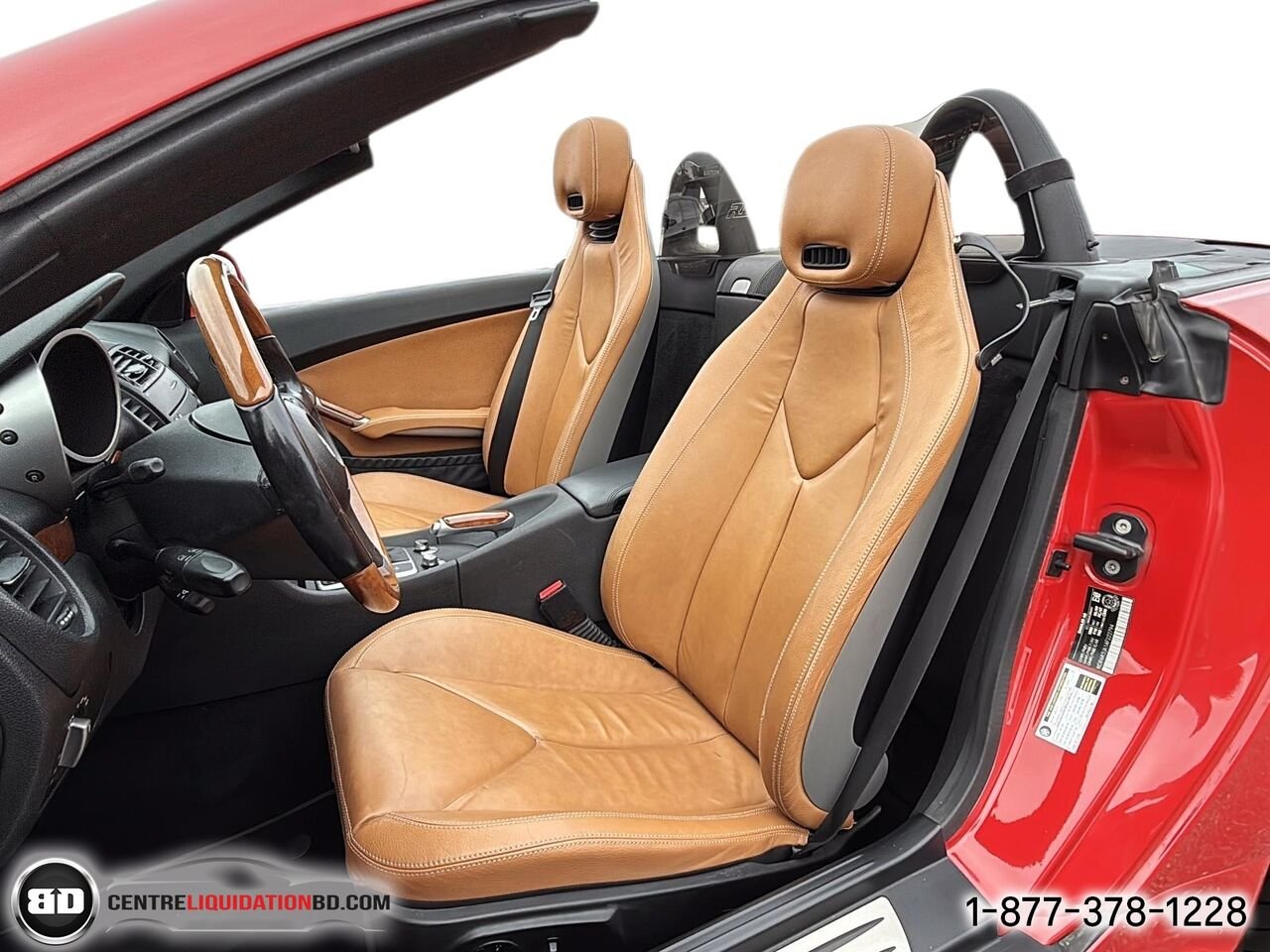 Mercedes-Benz Classe-SLK SLK 350 roadster 2 portes | BD0412 2010 Rouge Granby - photo #12
