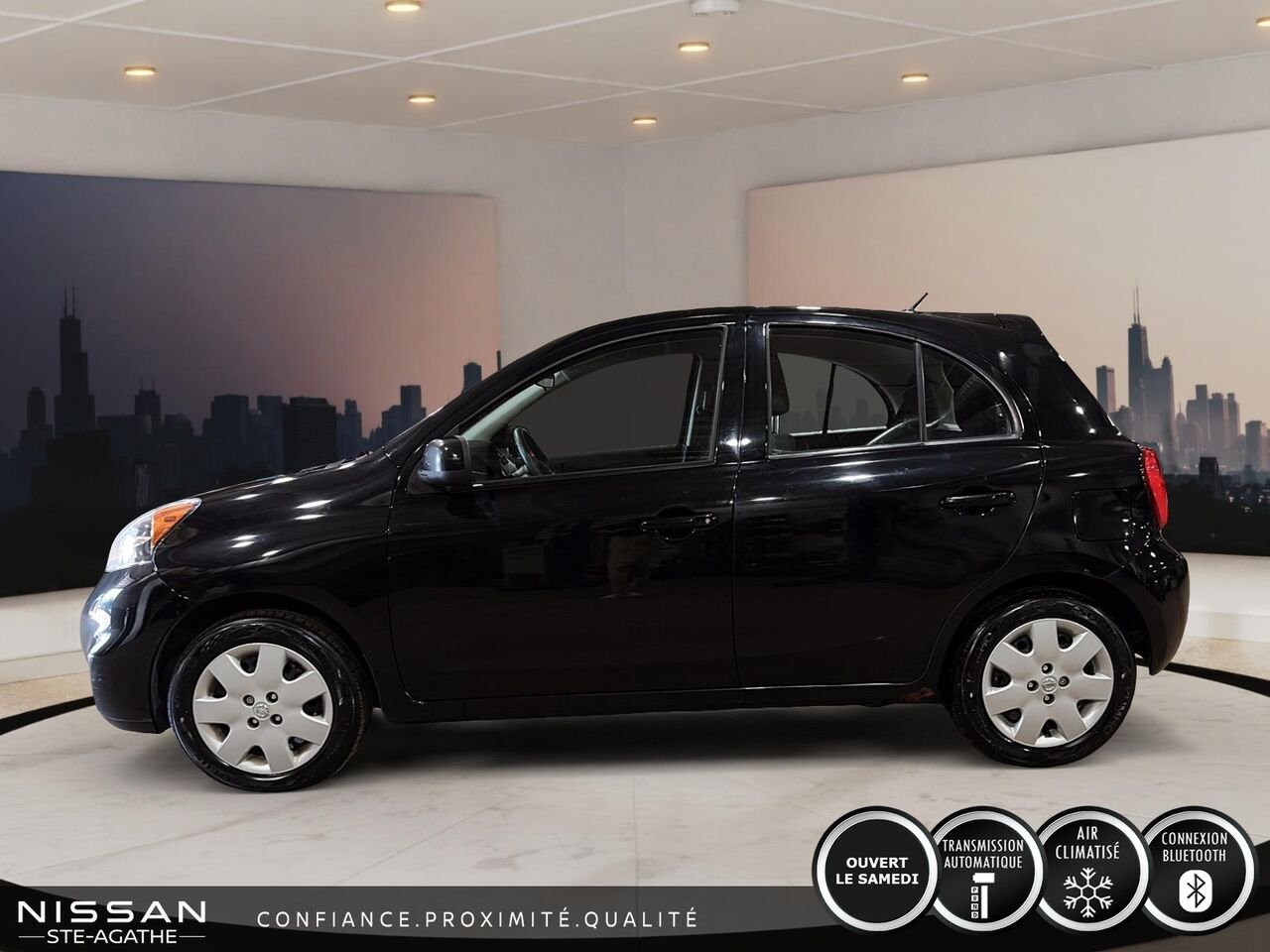 2017 Nissan Micra Black Saint-Jérôme - photo #5