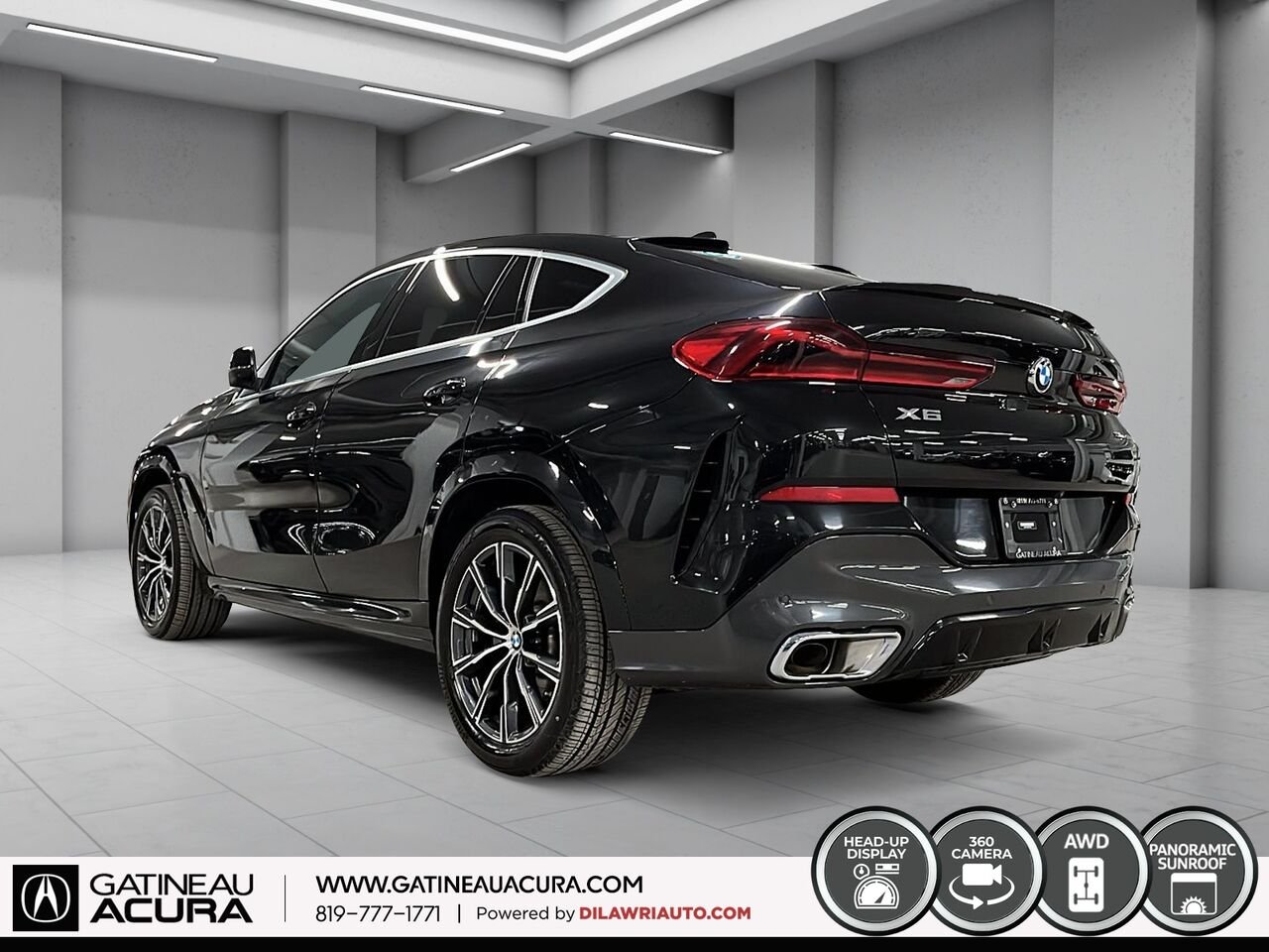BMW X6 xDrive 40i coupé 2023 Noir Gatineau - photo #18