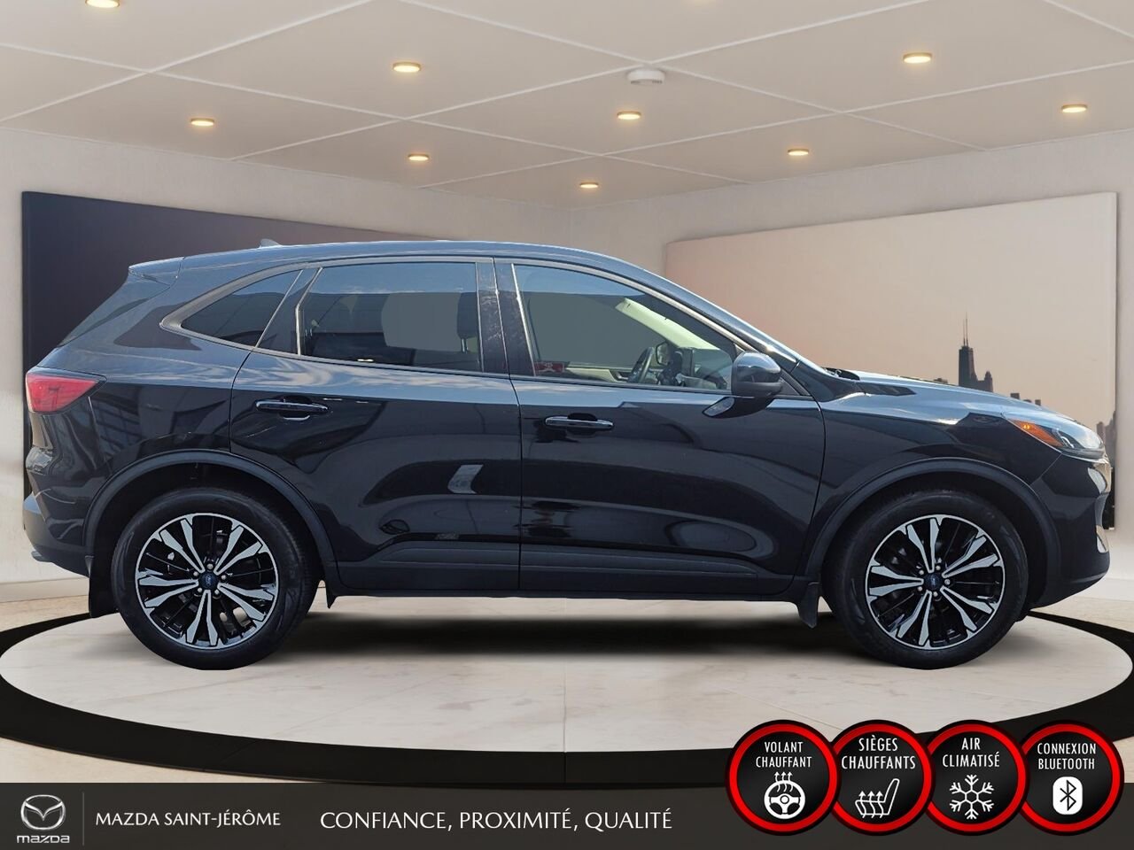 2022 Ford Escape Black Ste-Agathe des Monts - photo #4