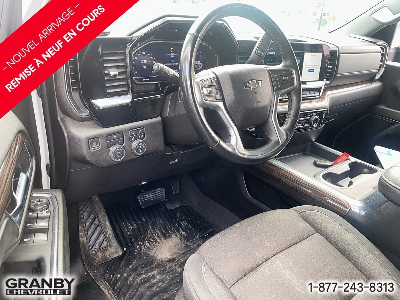2024 Chevrolet Silverado 2500HD LT crewcab diesel BOITE 6.6 | G3883 White Granby - photo #9