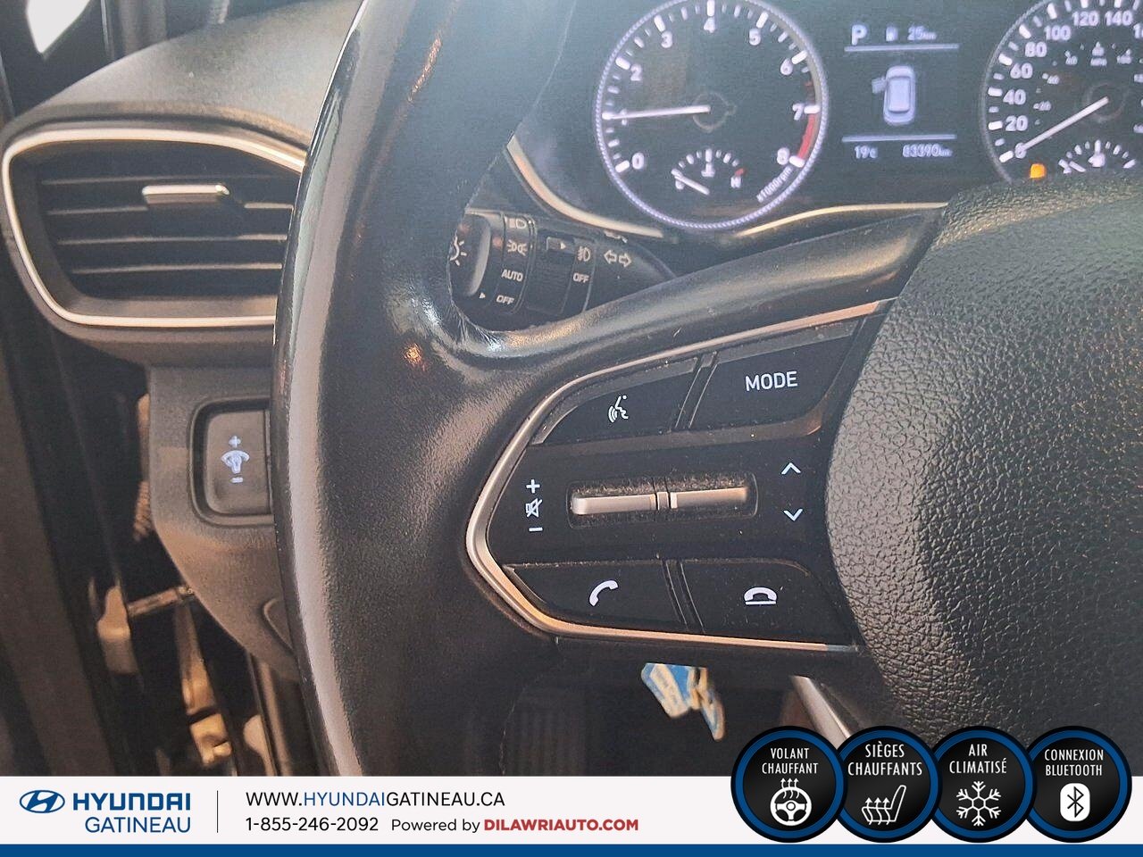 2019 HYUNDAI SANTA FE S Black Gatineau - photo #16