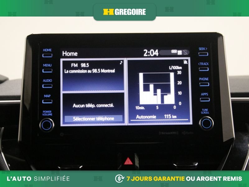 Toyota Corolla 822605 | CVT AUTO AC GR ELECT MAGS CAM RECUL BLEUTOOTH 2022 Noir Laval - photo #48