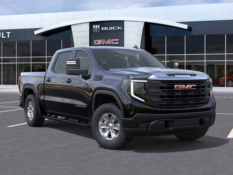 GMC SIERRA 1500 Pro cabine multiplace 4RM 147 po 2026 Noir Sherbrooke - photo #6