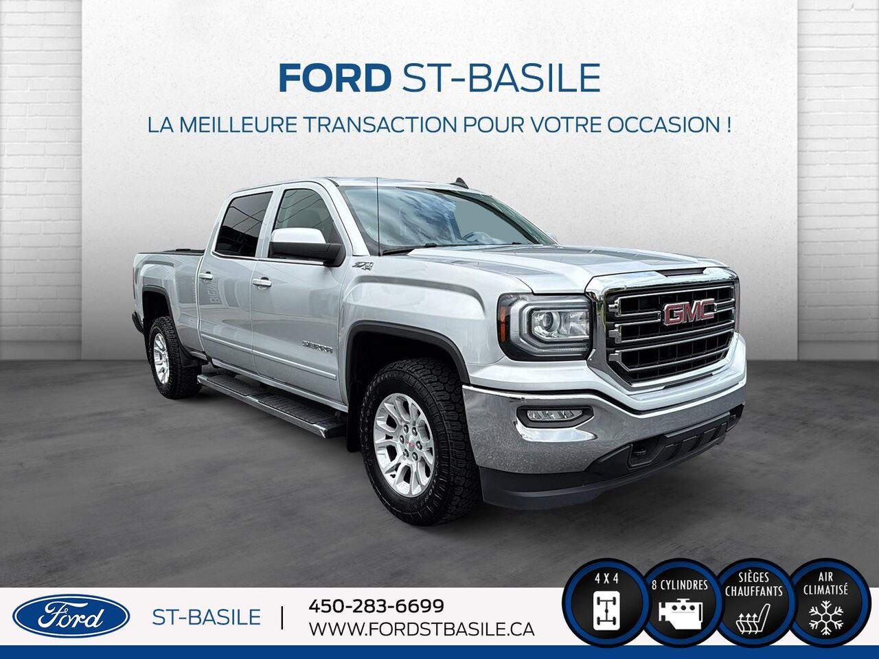 GMC Sierra 1500 2018 Gris Saint-Basile-le-Grand - photo #10