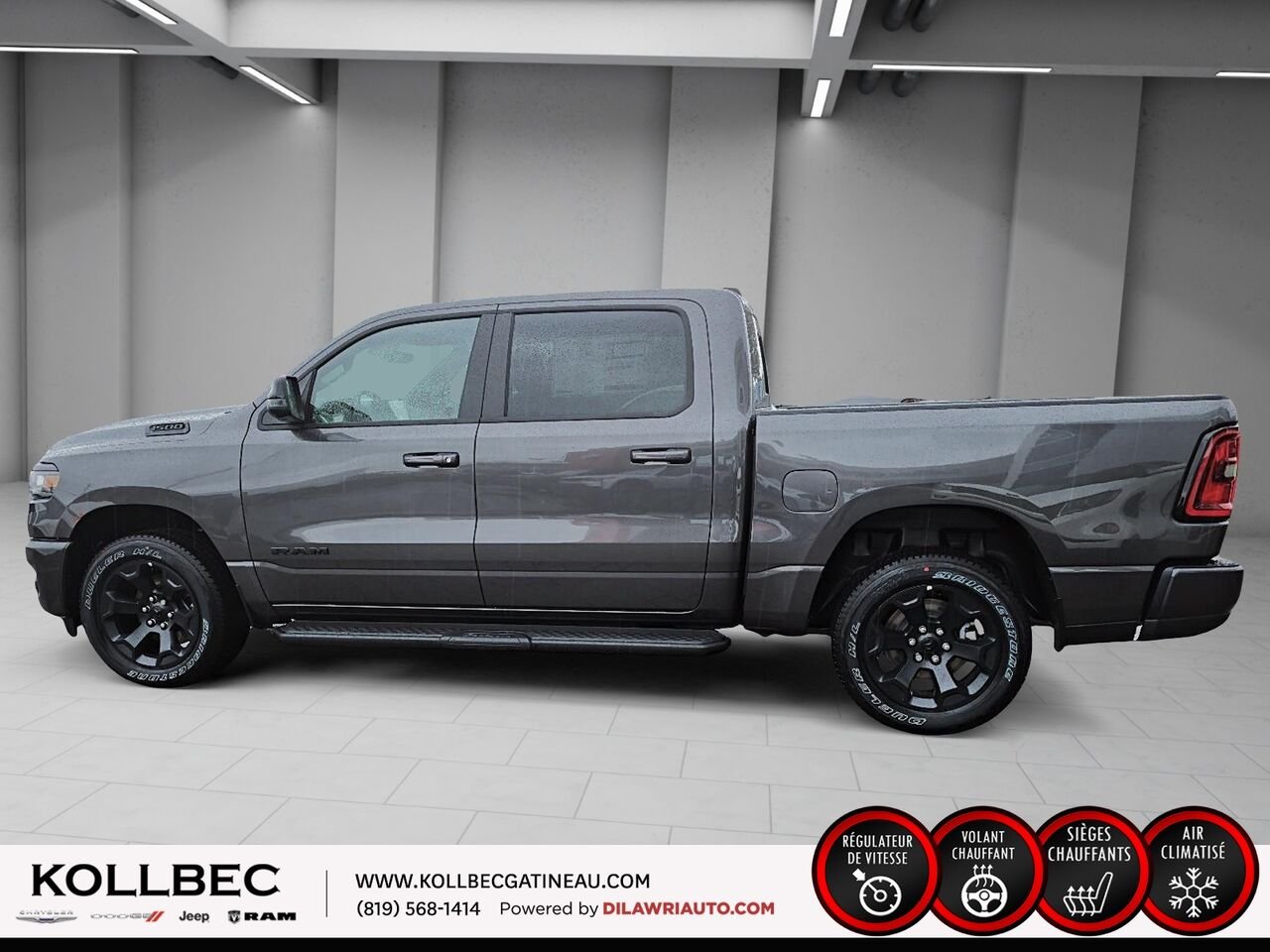 2026 RAM 1500 261440 | Sport cabine d'équipe 4x4 caisse de 5 pi 7 po Granite Crystal Metallic Gatineau - photo #19