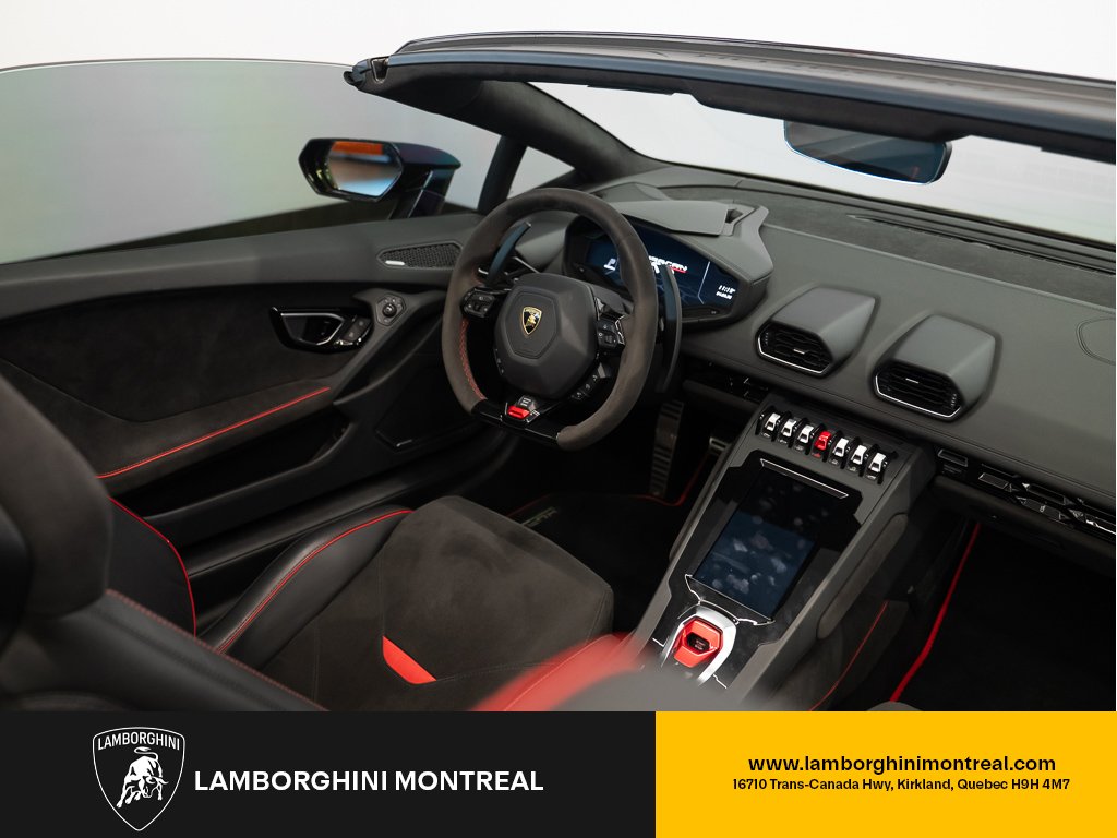 Lamborghini Huracan Evo RWD Spyder | Selezione 1 Year CPO | Wrapped (Original Paint Red) 2021 Vert Kirkland - photo #11