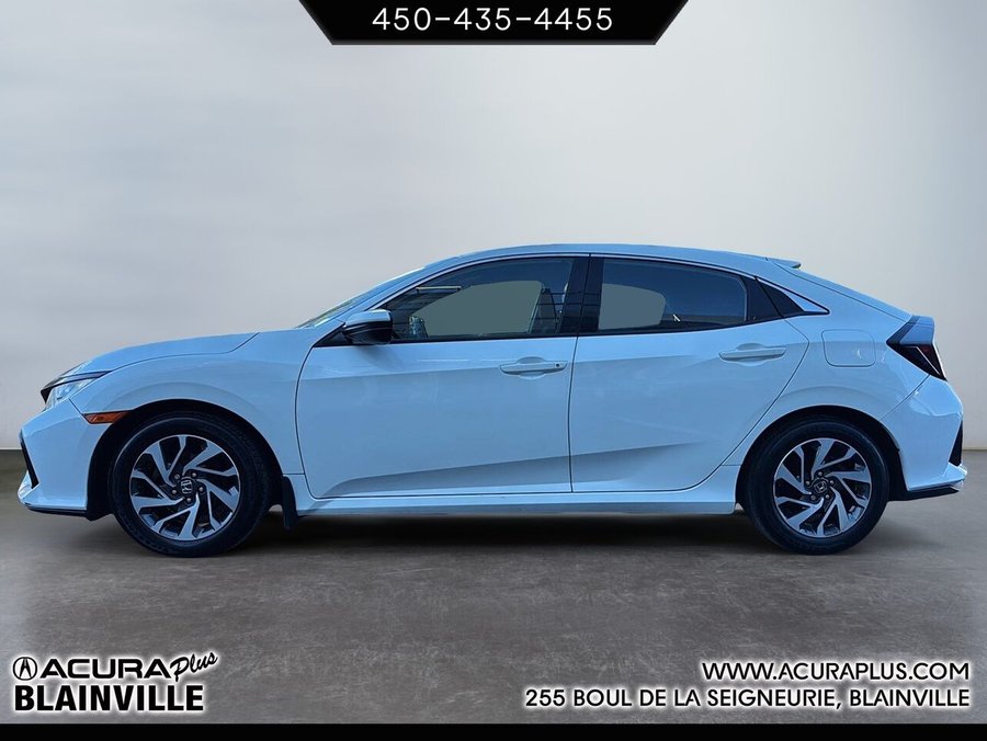 2018 Honda Civic Hayon LX White