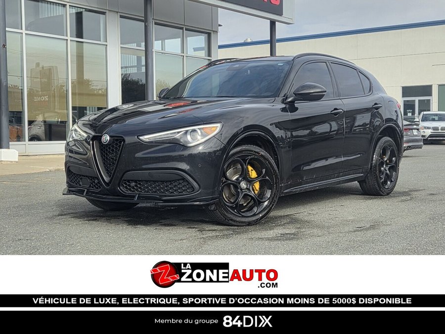 Alfa Romeo Stelvio Traction intégrale Q4 + Jamais accidenté 2021 Noir