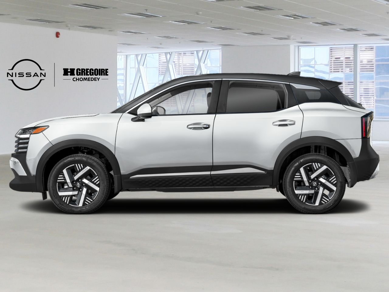 Nissan Kicks C6K734 | SV 2026 Blanc d'Aspen triple couche/Noir intense Laval - photo #2