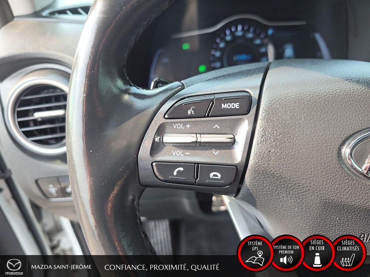 2021 Hyundai Kona Electric White Ste-Agathe des Monts - photo #13