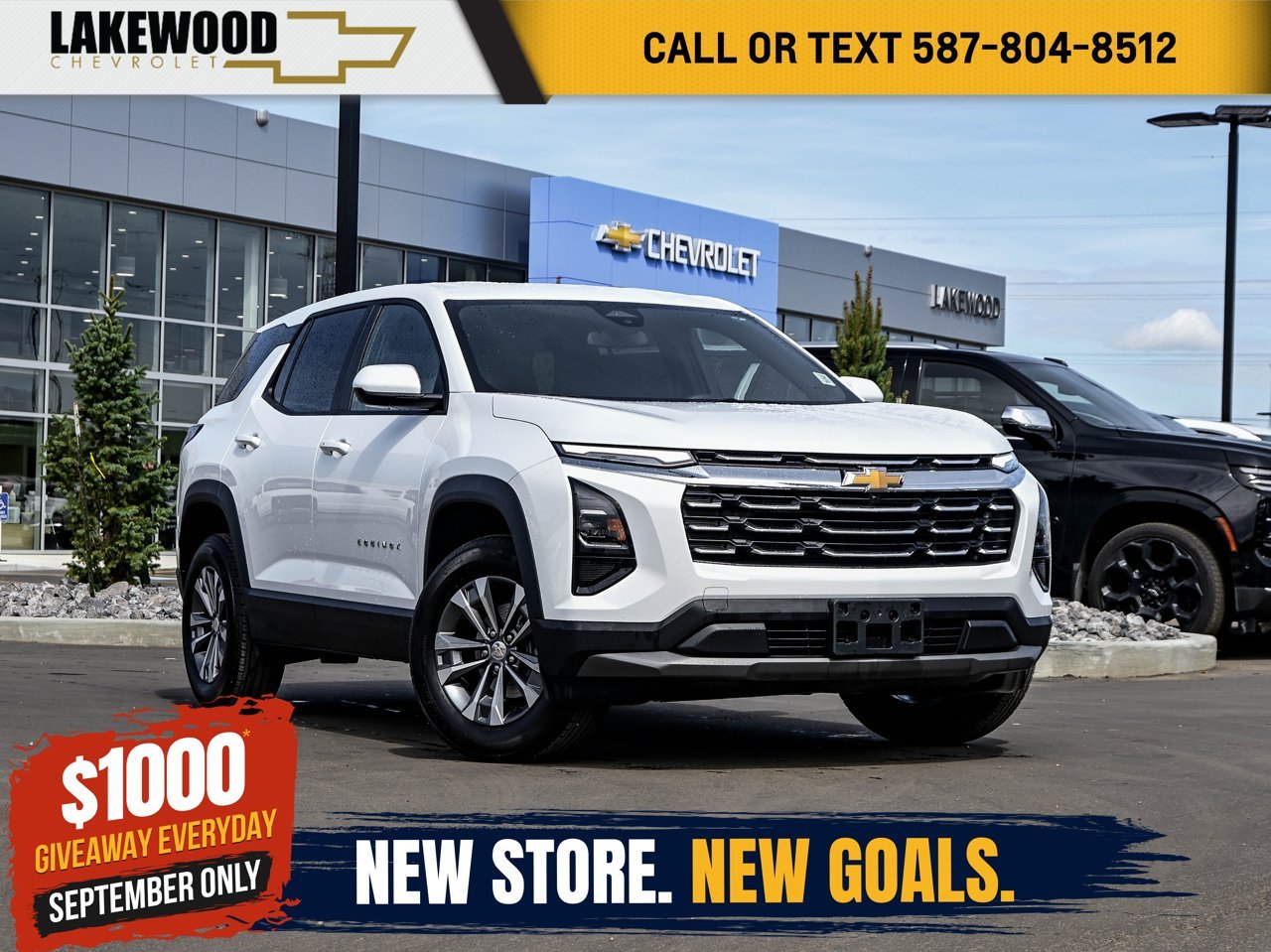 2026 Chevrolet Equinox AWD 4dr LT w/2LT White Sherwood Park - photo #0