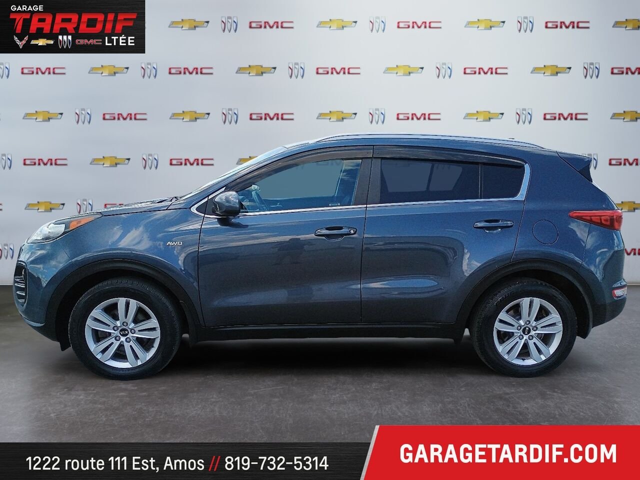 KIA Sportage 46549B 2019 Bleu Amos - photo #4