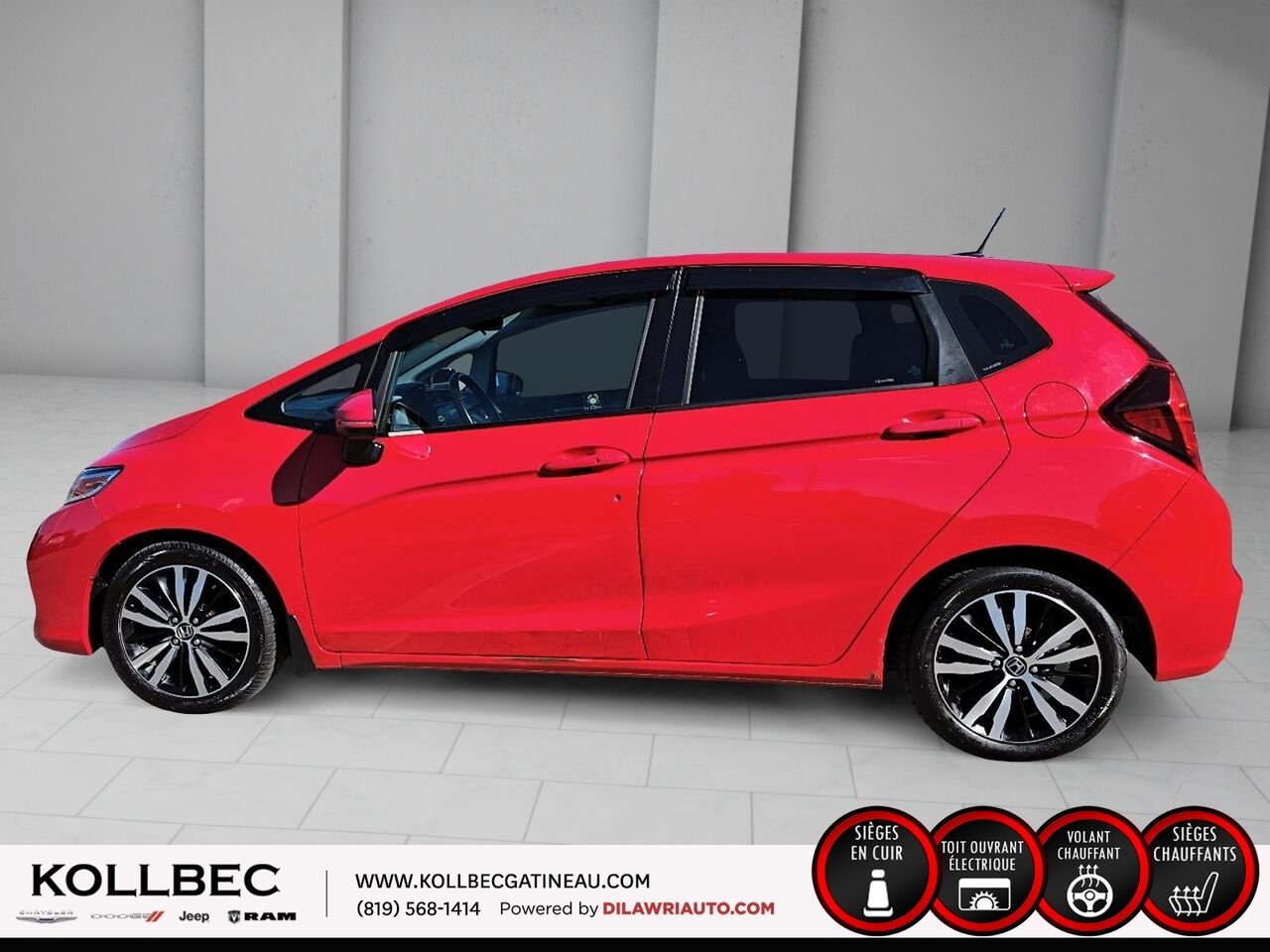 HONDA FIT EX-L Navi 2018 Rouge Ottawa & Gatineau - photo #18
