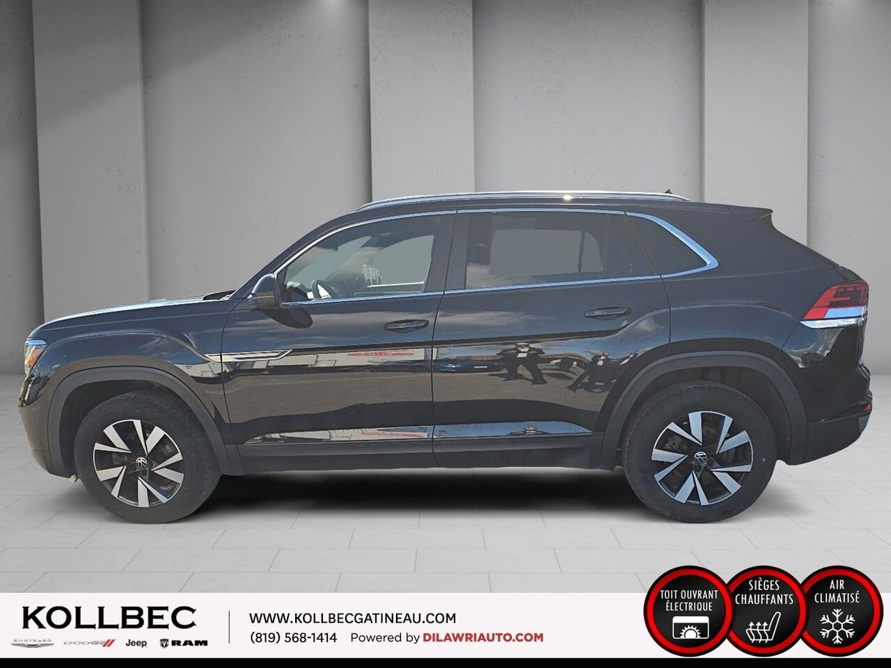 2020 VOLKSWAGEN ATLAS CROSS SPORT Comfortline 4MOTION Black Ottawa & Gatineau - photo #18