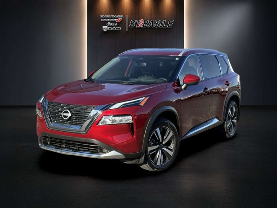 2023 Nissan Rogue PLATINUM AWD, CUIR NAPPA, TOIT PANO, 20174 KM!!!! Red