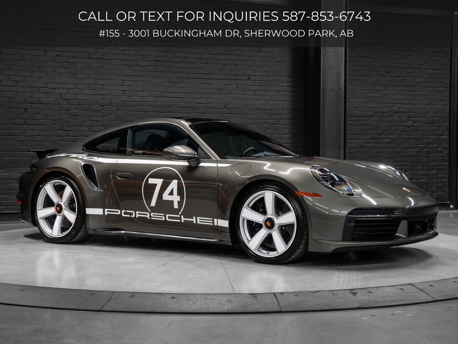 2025 Porsche 911 Turbo 50 Years | Full Body PPF | Mackenzie Tartan Interior | Sport Chrono Package | Heritage Design Green