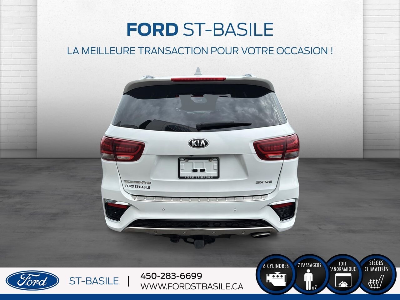 Kia Sorento 2020 Blanc Saint-Basile-le-Grand - photo #6