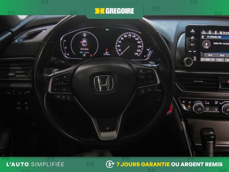 Honda Accord 821135 | Touring AUTO A/C MAGS CUIR TOIT NAV CAM RECUL BLUE 2020 Noir Laval - photo #25