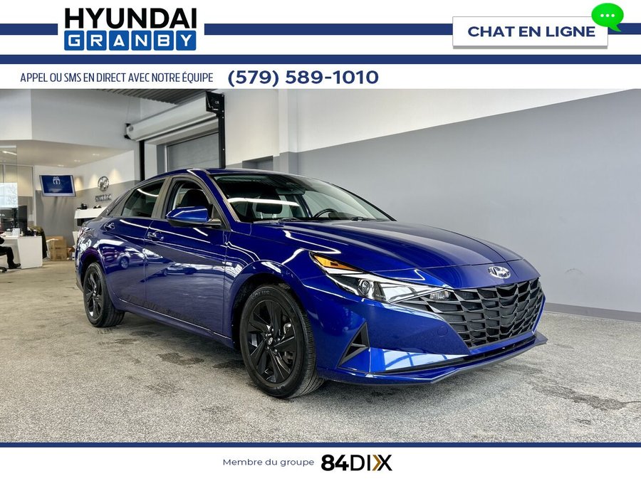 Hyundai Elantra Preferred 2021 Bleu