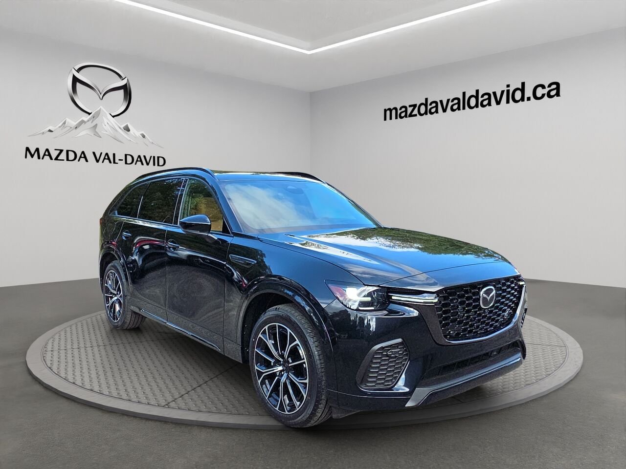 Mazda CX-70 hybride rechargeable GT TI 2026 Noir de jais mica Val-David - photo #7