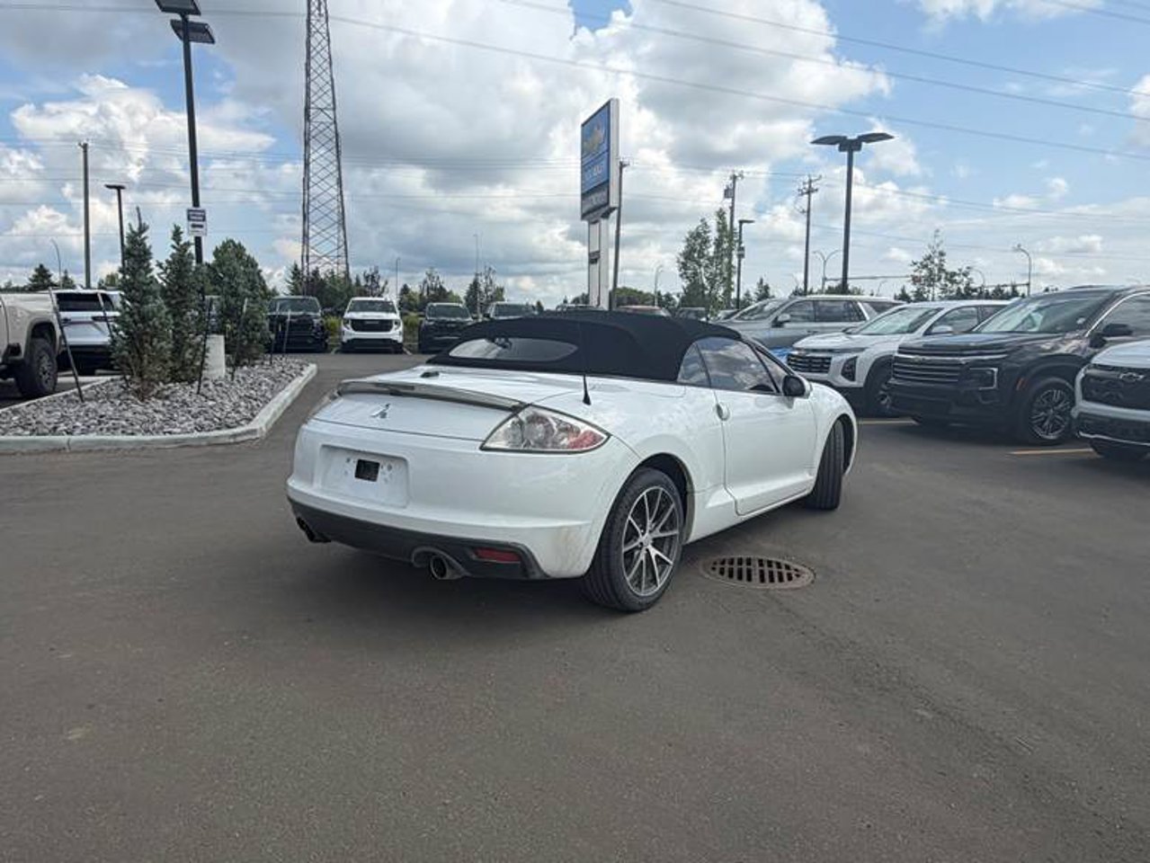 2012 Mitsubishi Eclipse 2dr Spyder Auto GS White Sherwood Park - photo #4