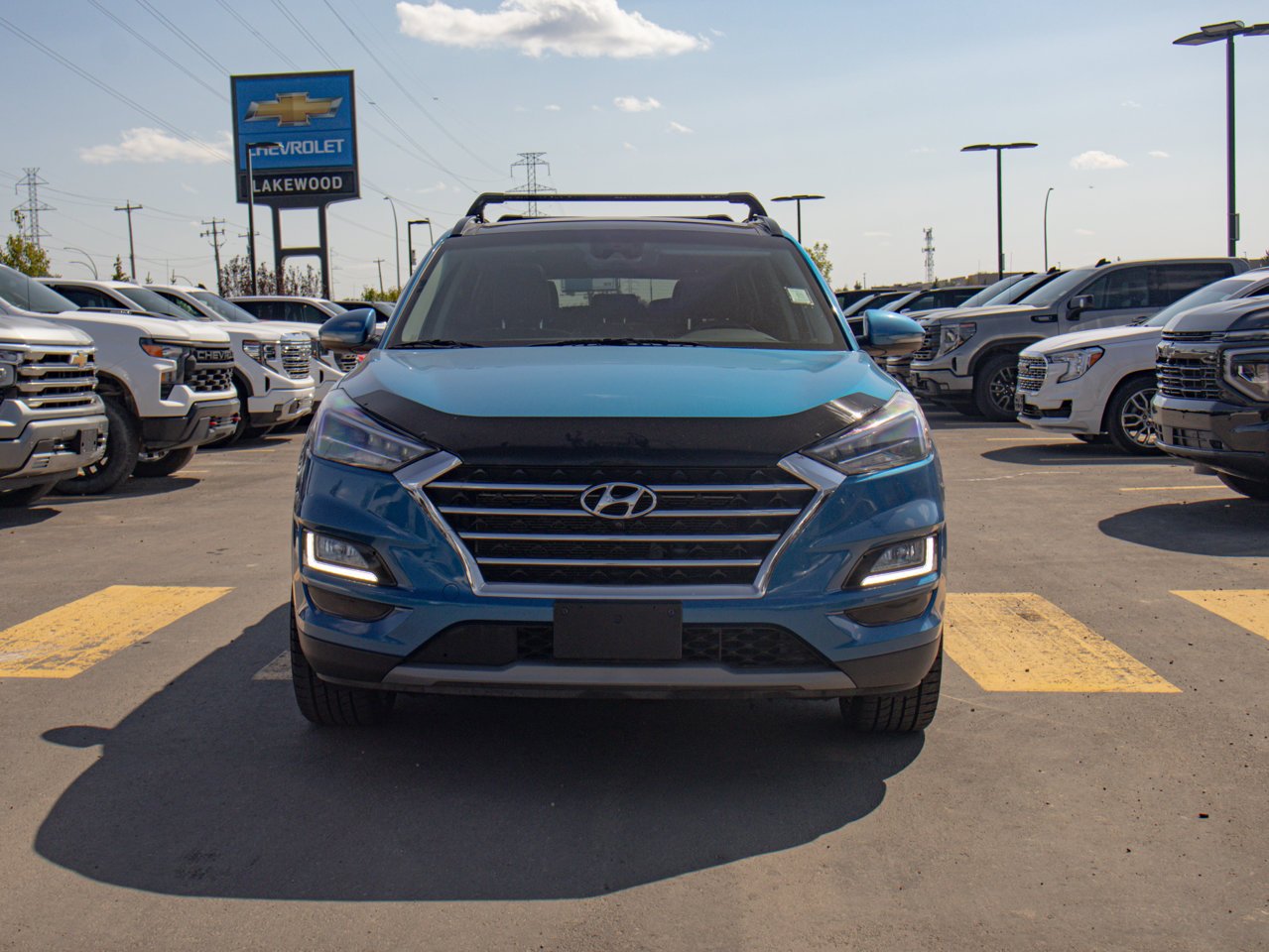 2020 Hyundai Tucson Preferred AWD w/Trend Package Blue Sherwood Park - photo #2