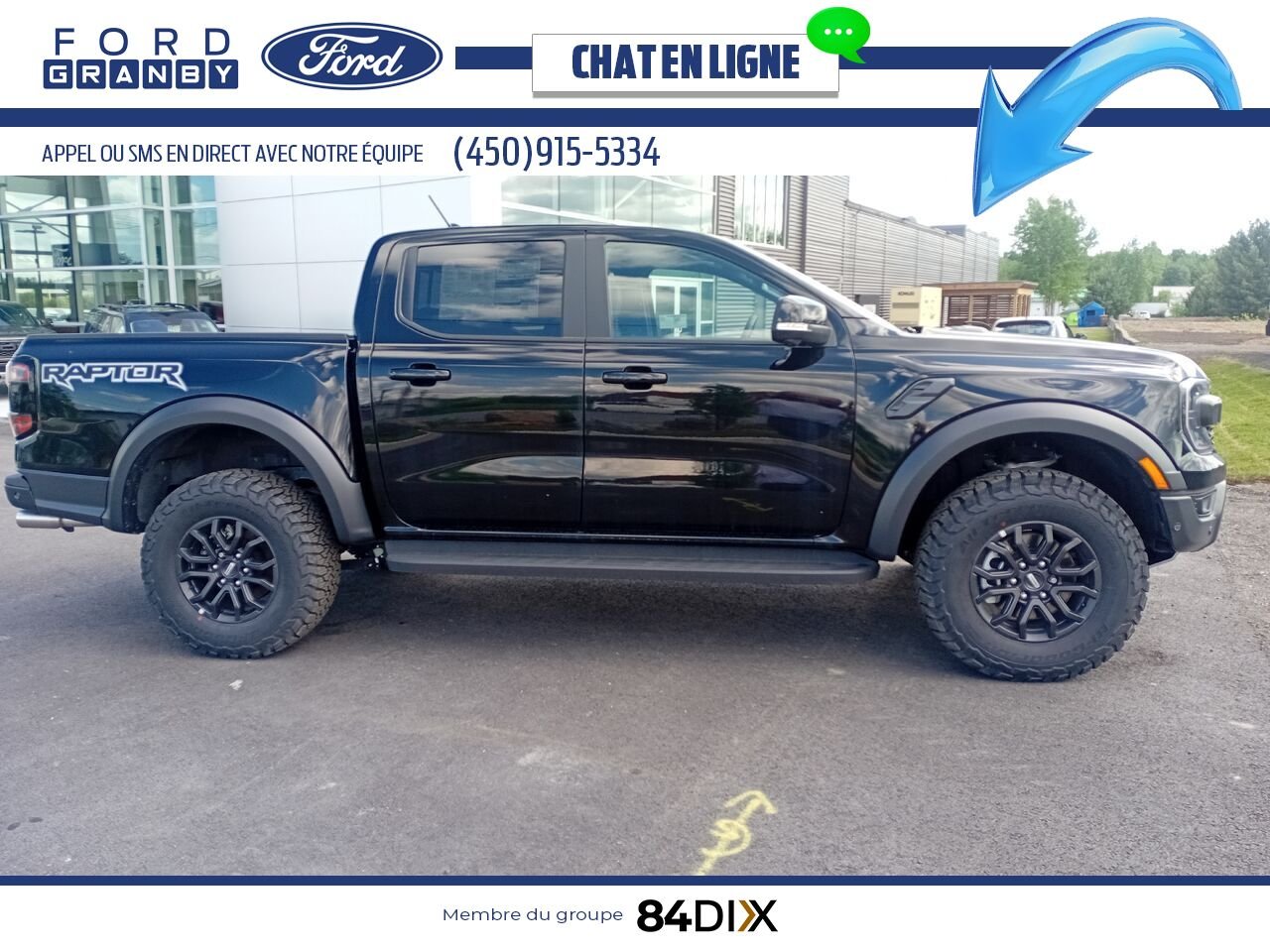 Ford RANGER 2024 Noir Granby - photo #3