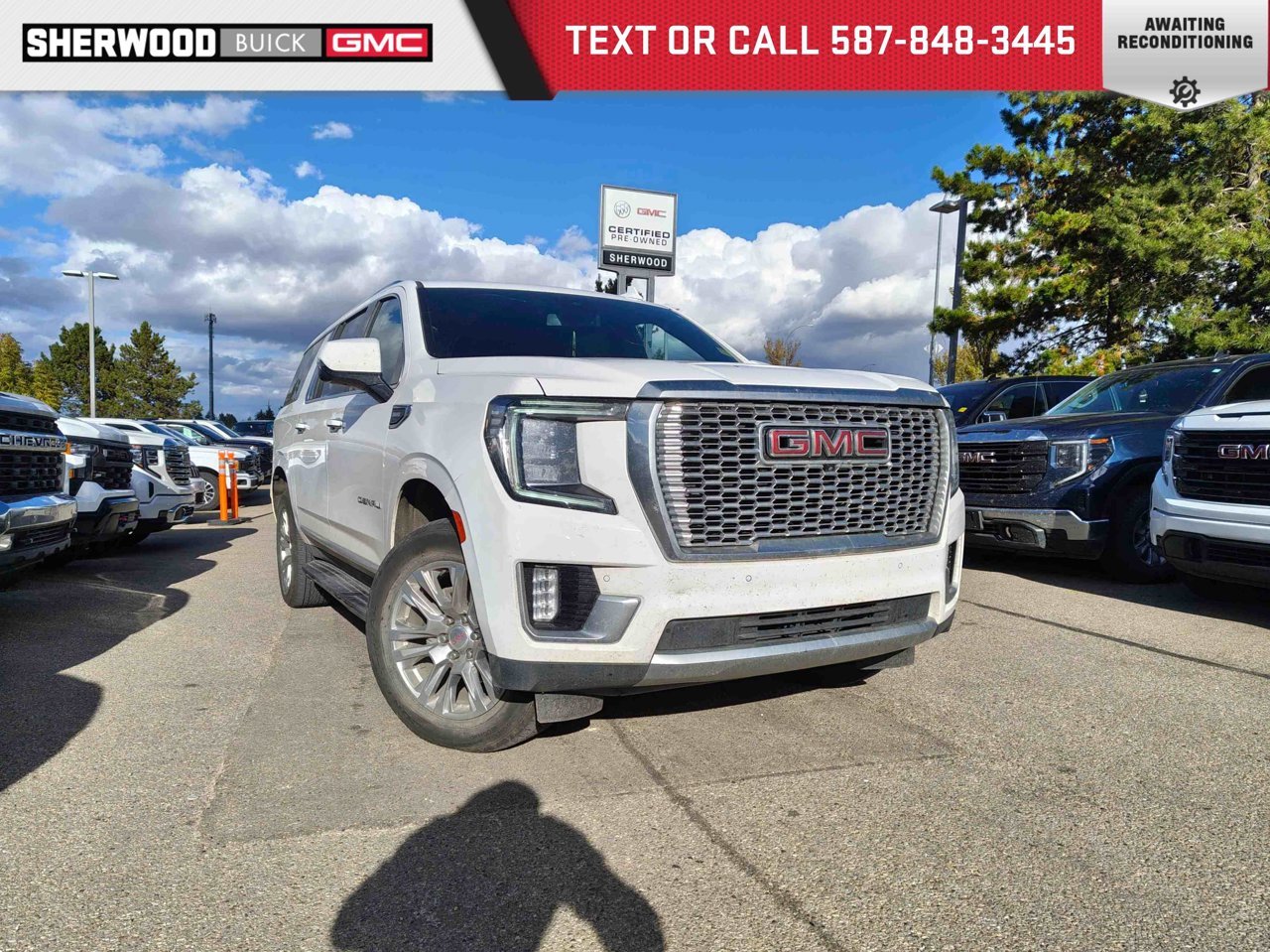 2024 GMC Yukon XL 4WD 4dr Denali White Sherwood Park - photo #0