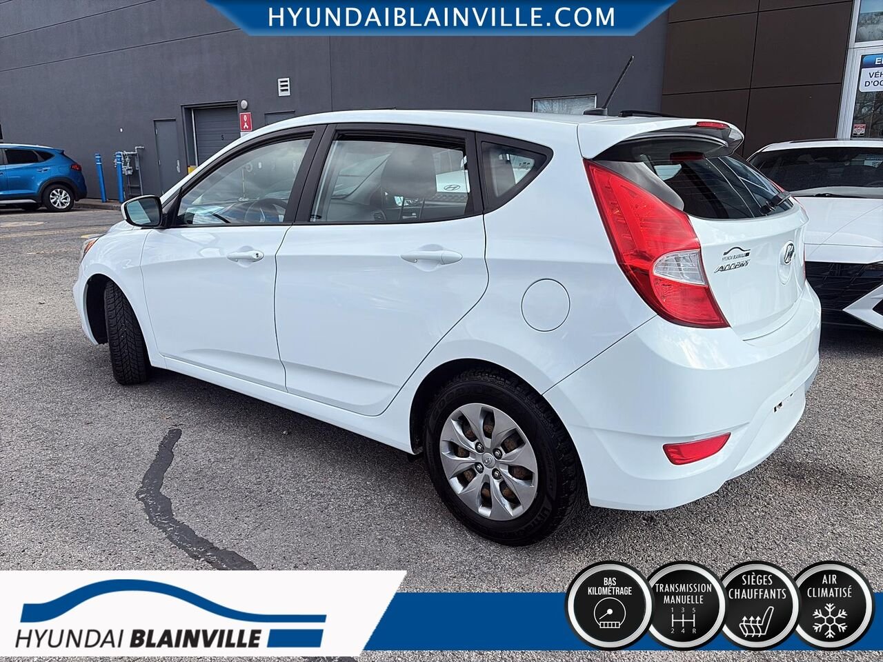 2017 Hyundai Accent White Blainville - photo #5