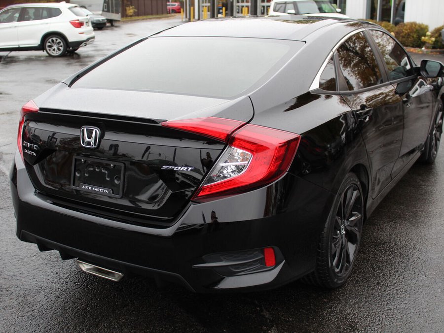 Honda Civic Berline Sport toit ouvrant cruise adpt sieges chauff mags 2020 Noir