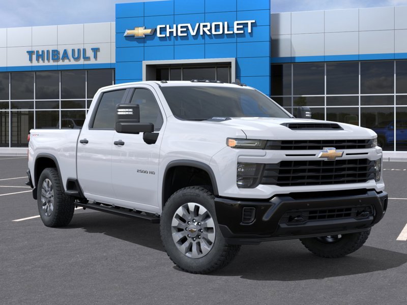 CHEVROLET SILVERADO 2500HD Custom cabine multiplace 4RM 159 po 2026 Blanc Sherbrooke - photo #6