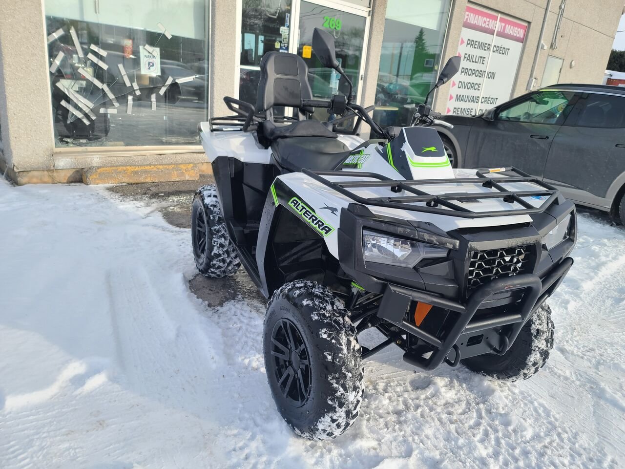 2023 Artic Cat Alterra 600 White  - photo #7