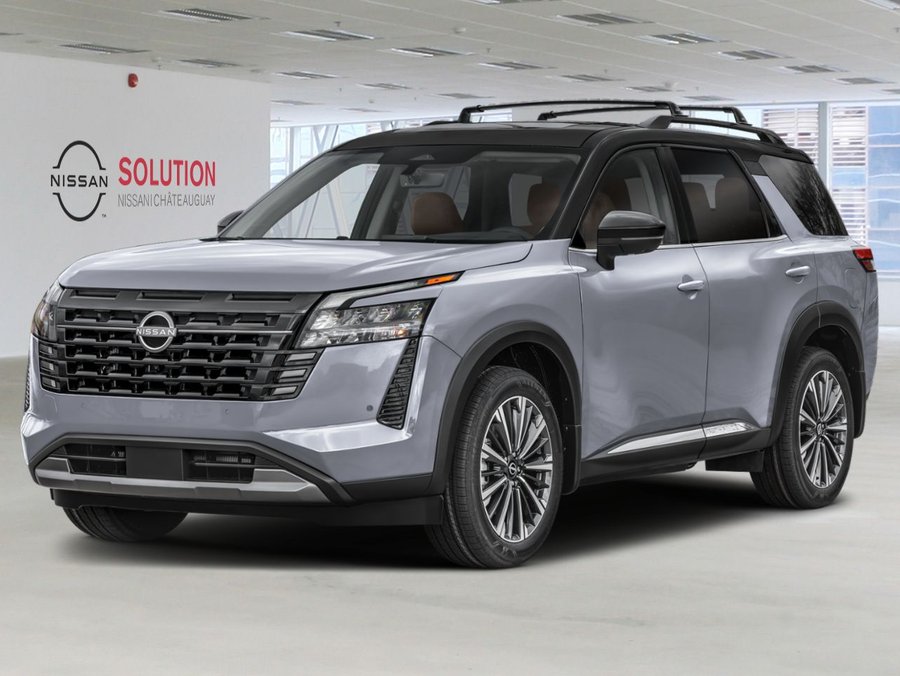 NISSAN Pathfinder PATHFINDER PLATINE SI GES CAPITAINE 2026 Gris rocher nacré/Noir intense