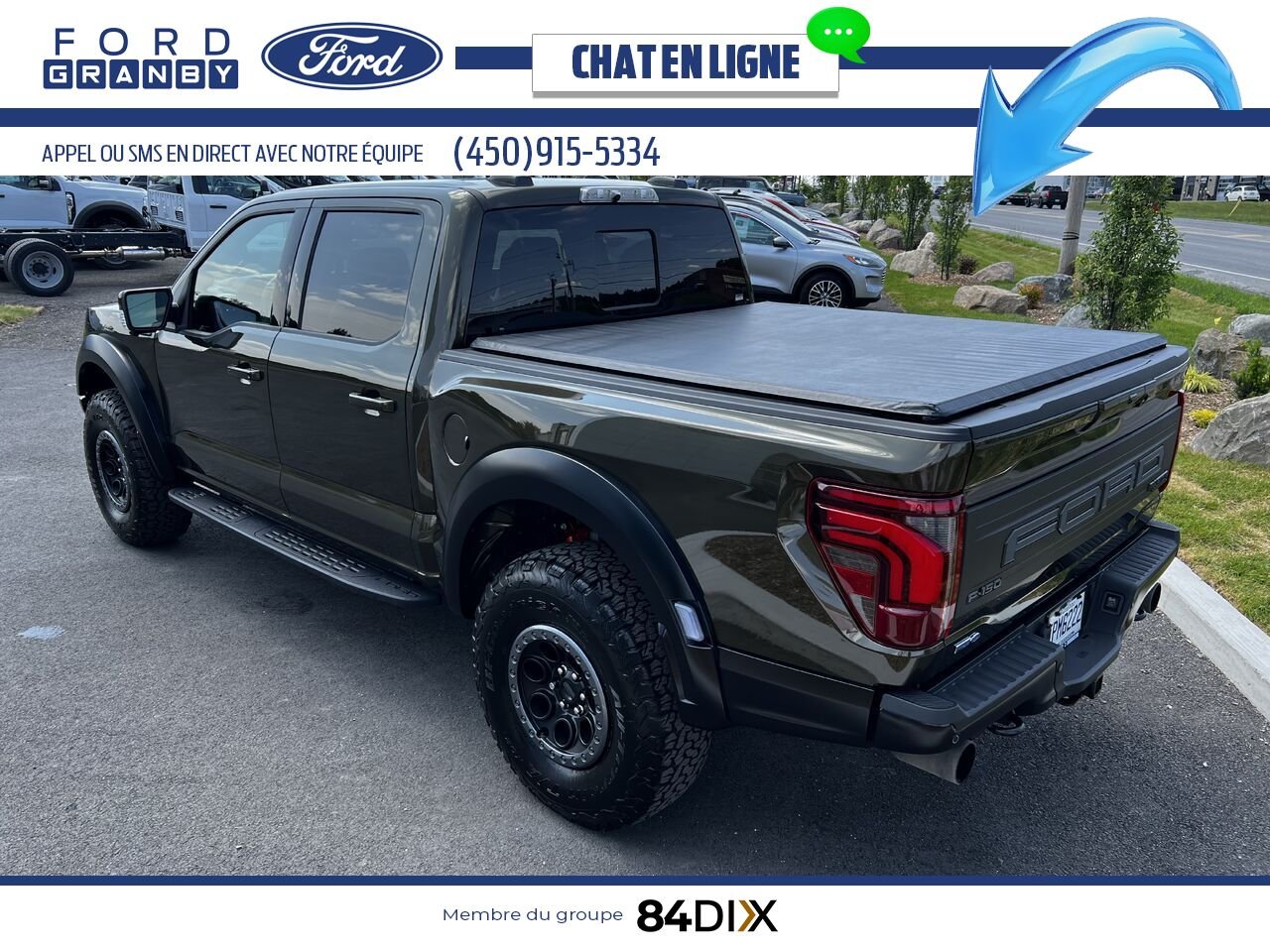 2025 Ford F-150 RAPTOR 37 802A Green Granby - photo #4