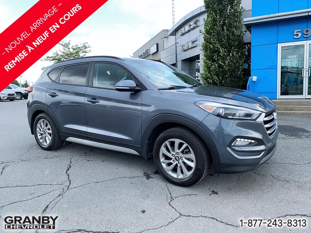 Hyundai Tucson SE traction av | 26-0911A 2018 Gris Granby - photo #2