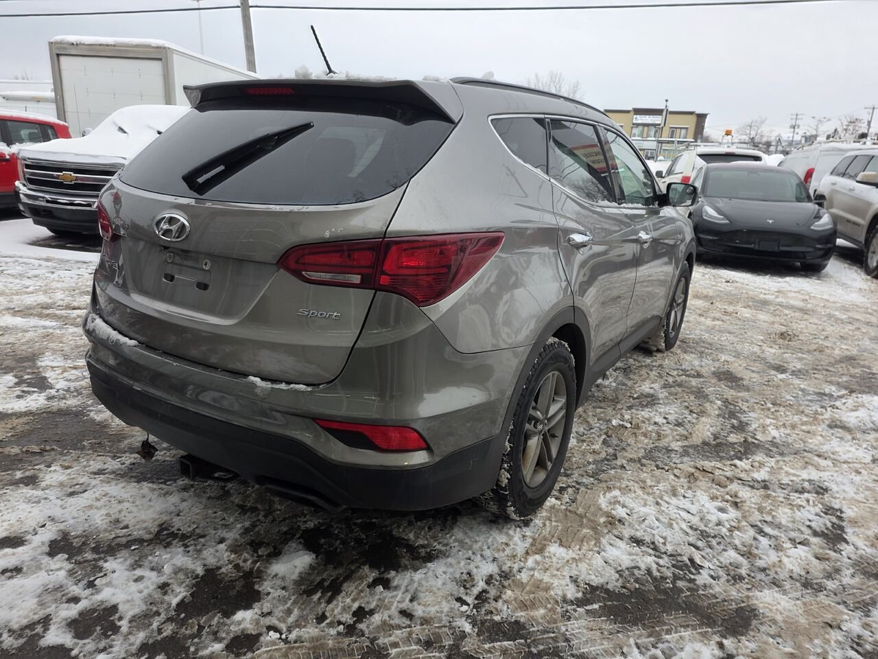 2018 Hyundai Santa Fe Sport Beige  - photo #5