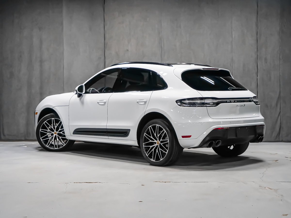 Porsche Macan S MAGS 21PO SUSPENSION ADAPT ECHAPPEMENT EN CARBON 2023 Blanc Montréal - photo #4