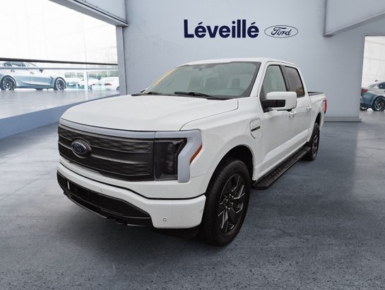 2022 Ford F-150 Lightning LARIAT 511A ** GOSSE BATTERIE ** TOW MAX ** TOIT PANO ** CARFAX CLEAN ** 5,5 pi White