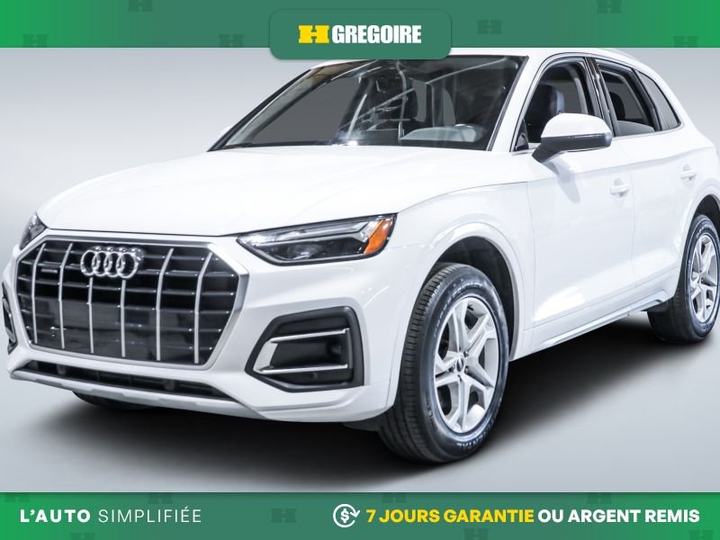 2023 Audi Q5 Komfort AWD AUTO AC CUIR MAGS CAM RECULE BLUETOOTH White