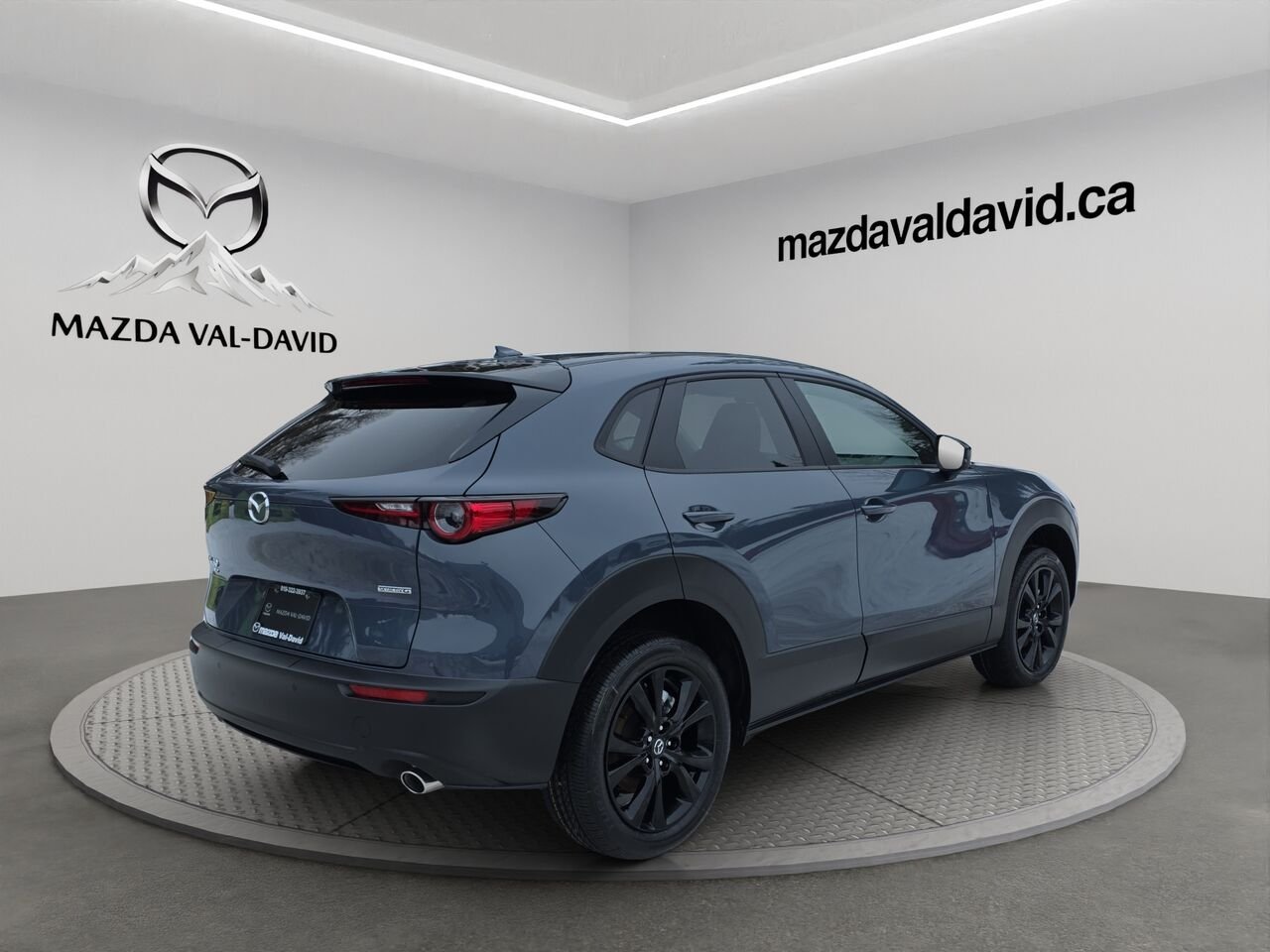 2026 Mazda CX-30 GT, awd, toit ouvrant, Écran 360 degré, Navigation, chargeur sans fil pour cellulaire Aero Grey Metallic Val-David - photo #17