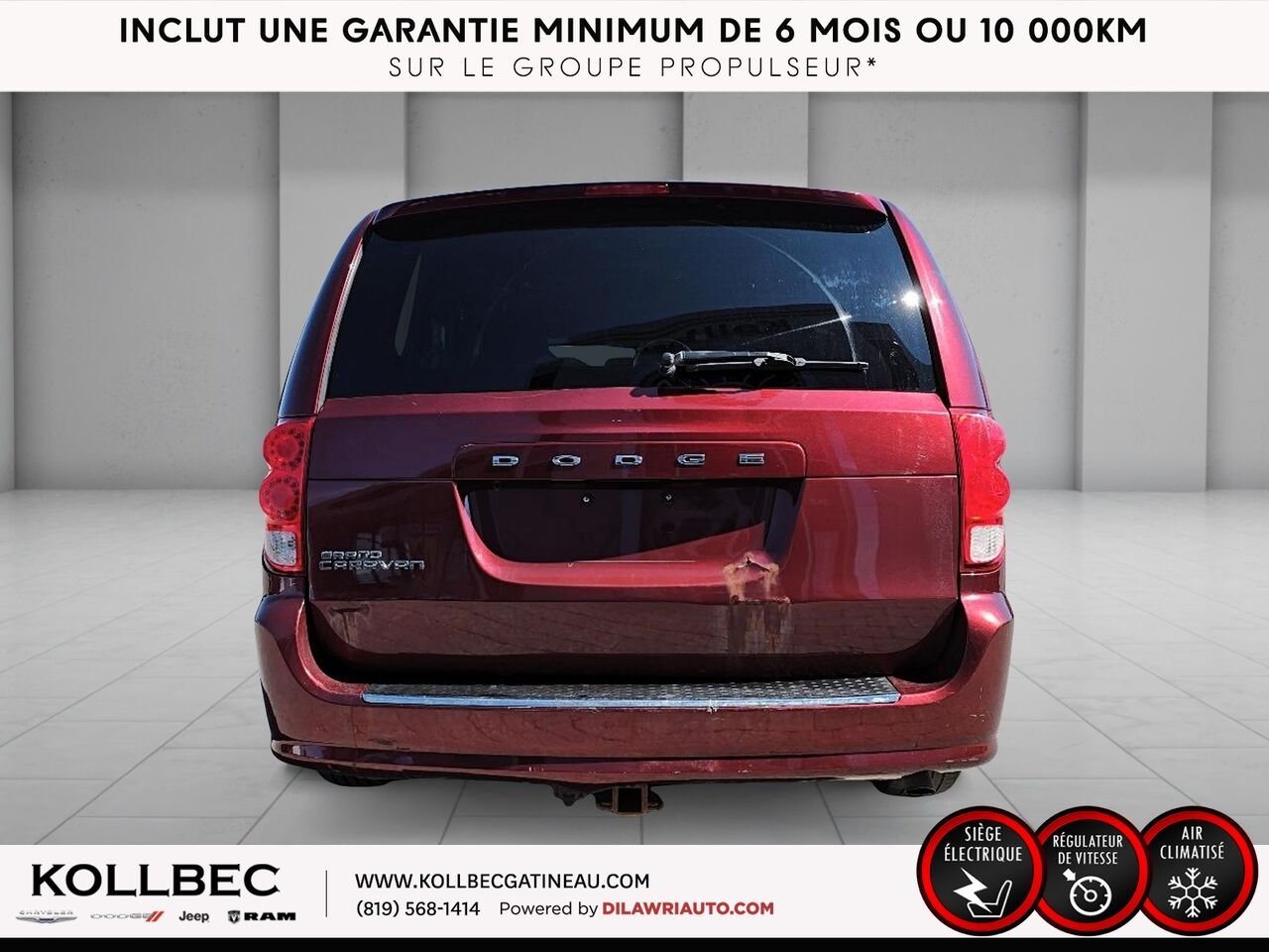 DODGE GRAND CARAVAN SXT Premium Plus 2017 Rouge Ottawa & Gatineau - photo #15