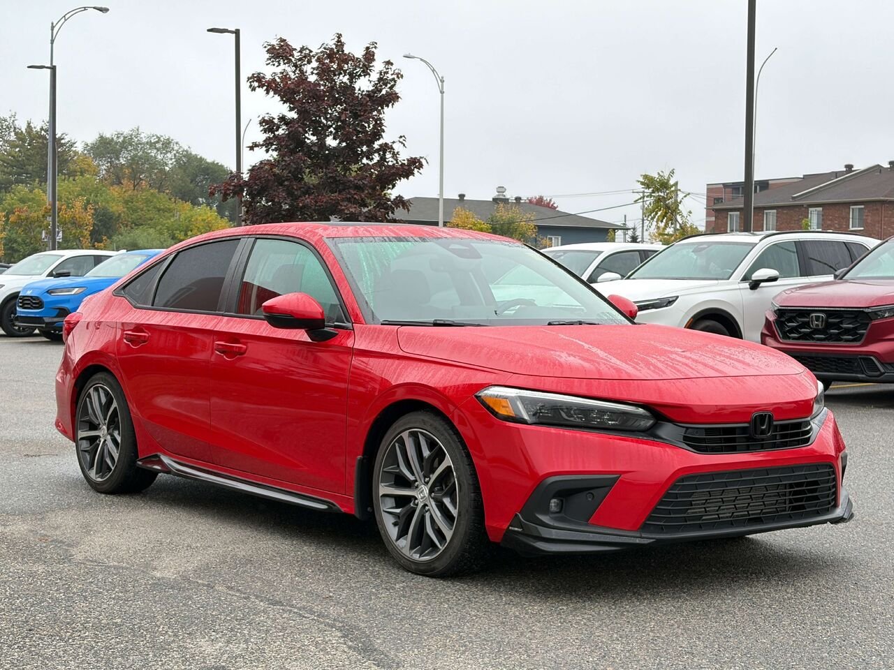 Honda Civic Touring 2022 Rouge Gatineau - photo #6