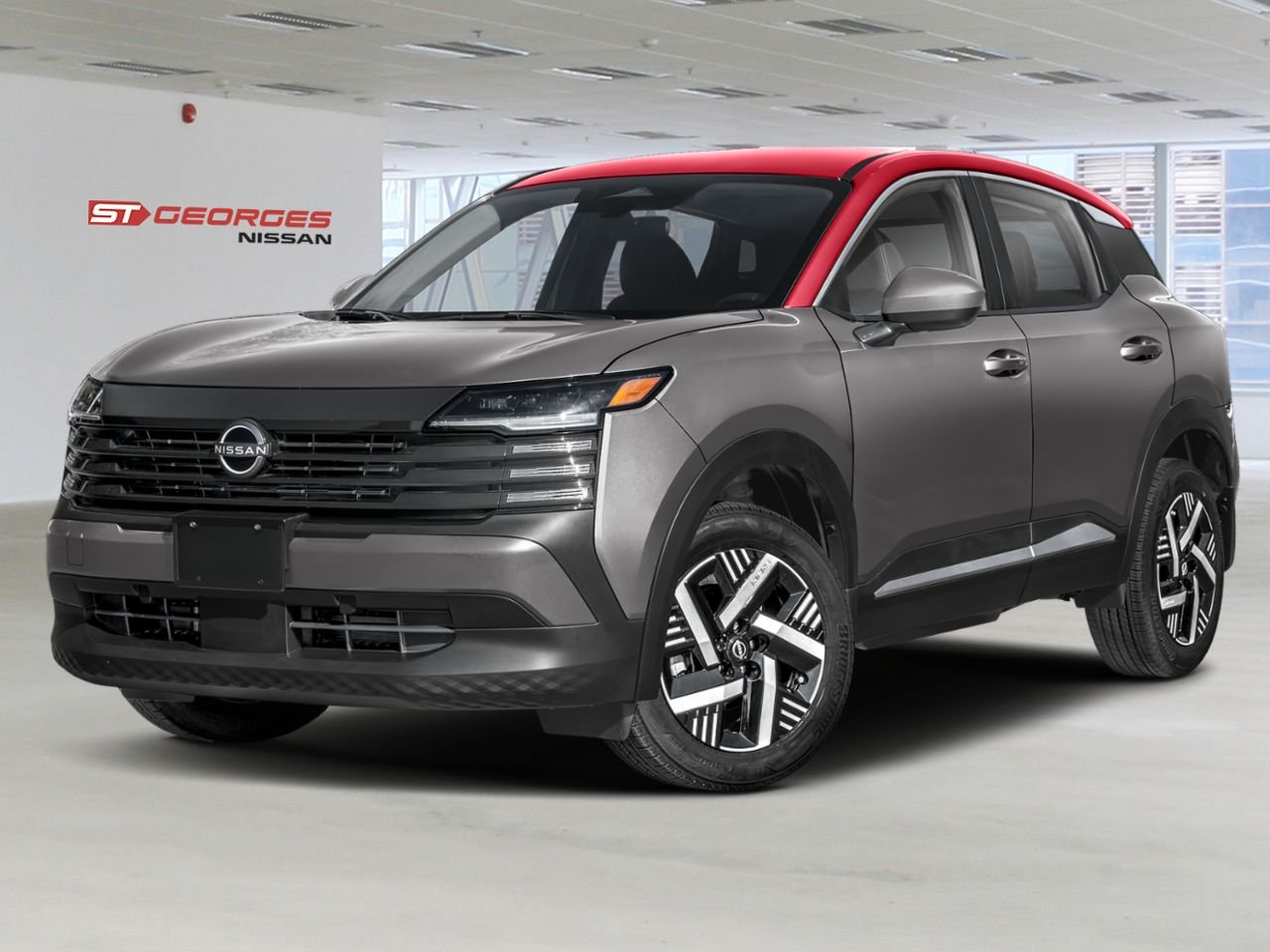 2026 NISSAN Kicks Gun Metal Metallic/Scarlet Ember Tintcoat Saint-Georges - photo #0