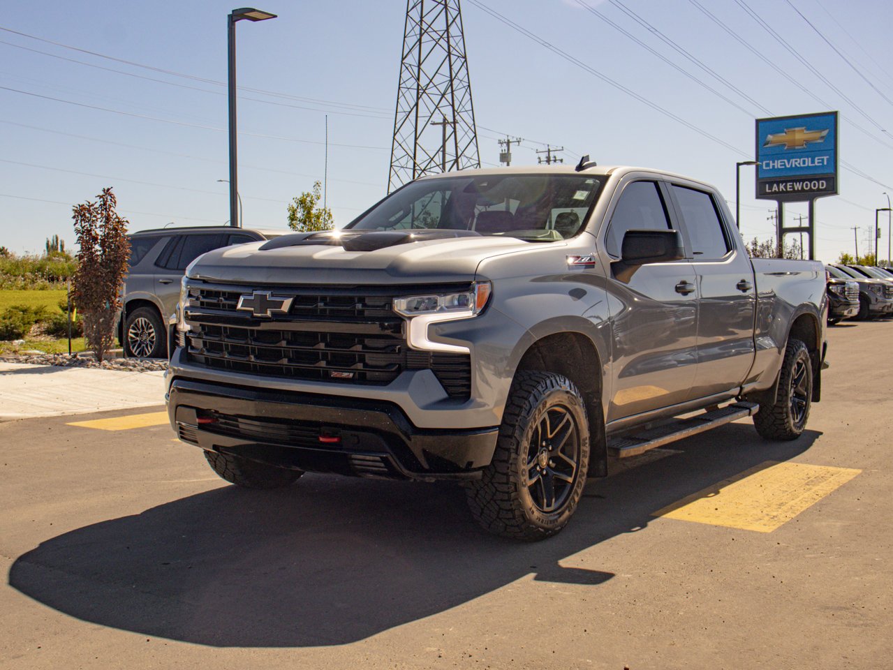 2023 Chevrolet Silverado 1500 4WD Crew Cab 147 LT Trail Boss Grey Sherwood Park - photo #3