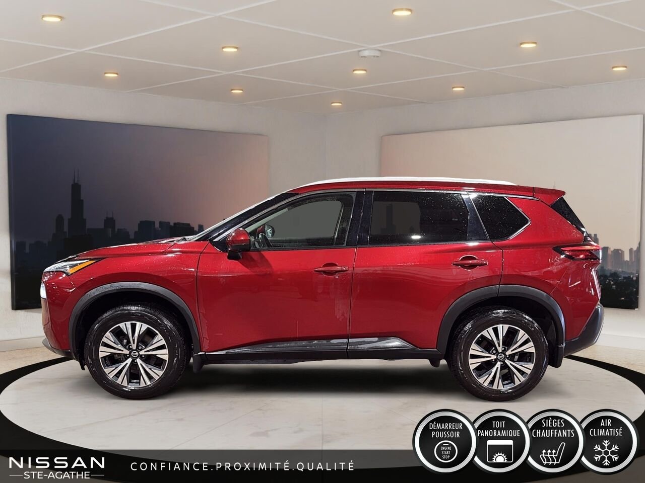 2021 Nissan Rogue Red Saint-Jérôme - photo #5