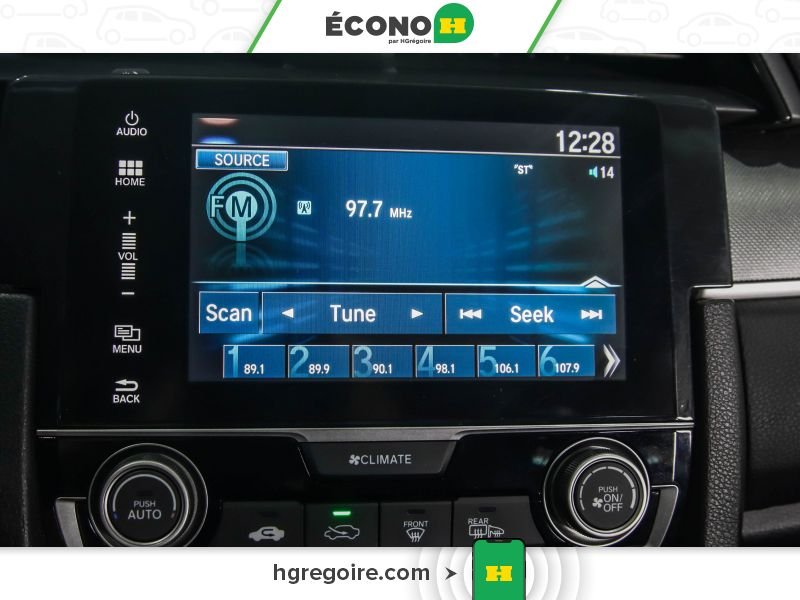 Honda Civic 821859 | LX A/C GR ELECT MAGS 2016 Bleu Laval - photo #9