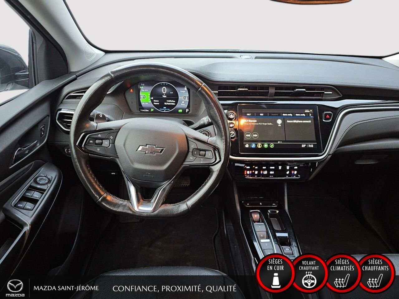 Chevrolet Bolt EUV LT REDLINE | CARPLAY SANS FIL | SIÈGES CHAUFFANTS | ANGLE MORT | 115 165 KM 2023 Blanc Saint-Jérôme - photo #20