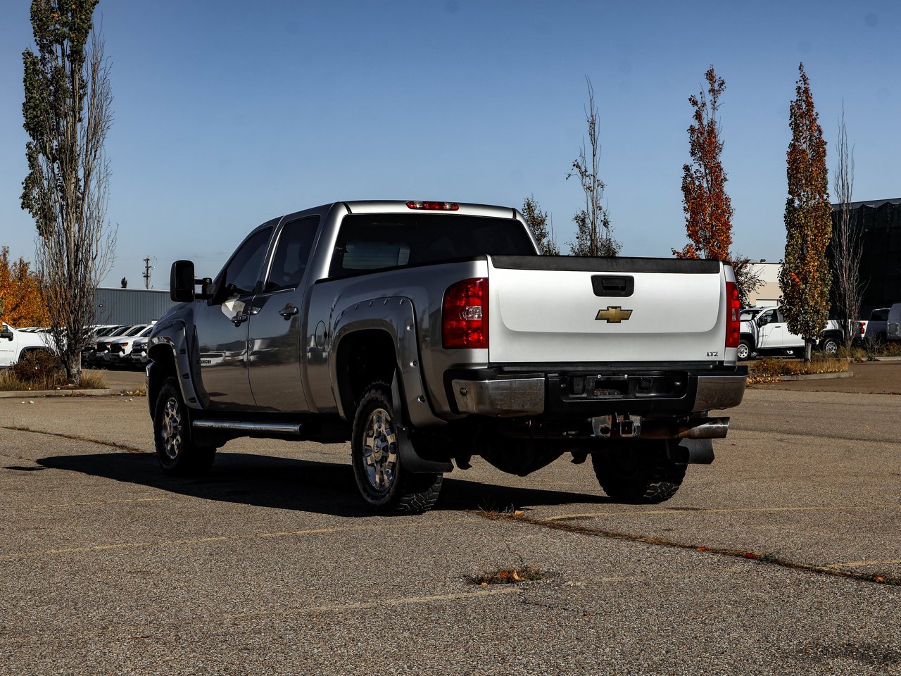 2011 Chevrolet Silverado 3500HD 4WD Crew Cab 167 LTZ Grey Sherwood Park - photo #5