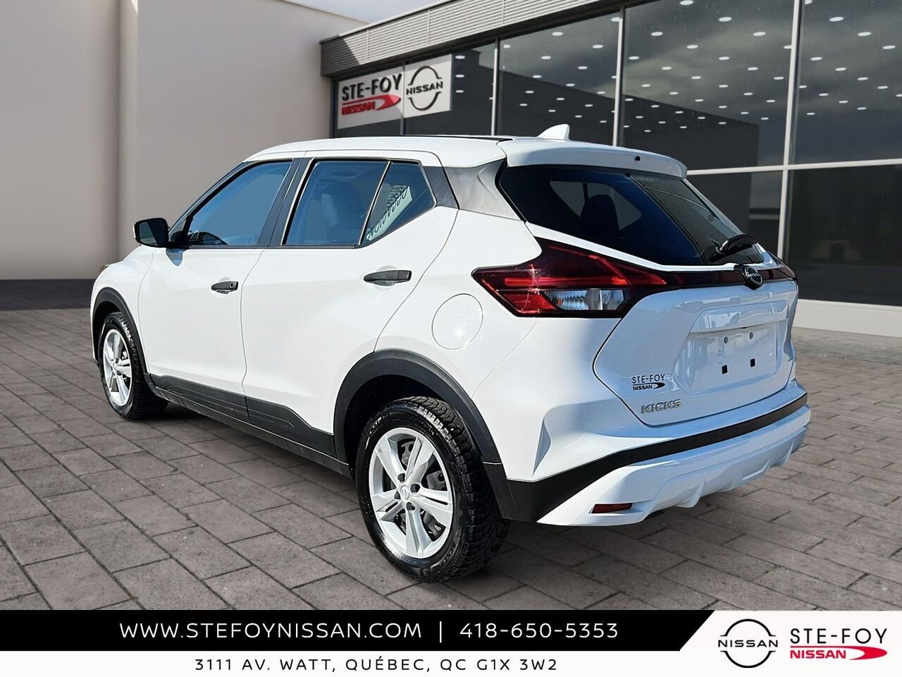 Nissan Kicks S 2024 Blanc Ste-Foy - photo #3